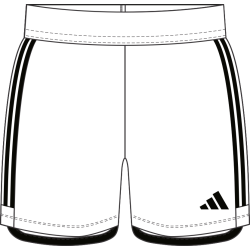 Adidas Tiro 23 White Shorts