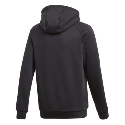 1 - BLACK ADIDAS CORE18 HOODED SWEATSHIRT