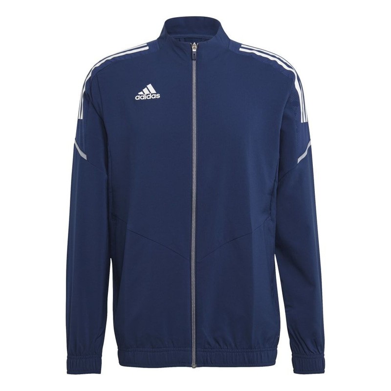 1 - GIACCA TUTA FULL ZIP ADIDAS CON21 BLU