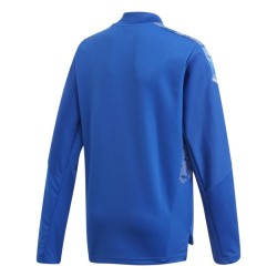 1 - GIACCA TUTA MEZZA ZIP ADIDAS CON21 AZZURRO