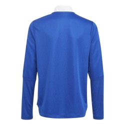 1 - GIACCA TUTA MEZZA ZIP ADIDAS TIRO21 AZZURRO