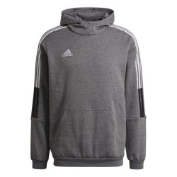 1 - ADIDAS TIRO21 GRAY HOODED SWEATSHIRT