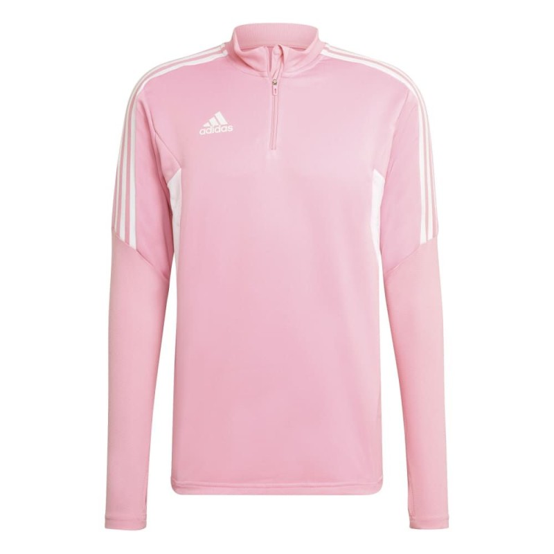 1 - GIACCA TUTA MEZZA ZIP ADIDAS CON22 ROSA