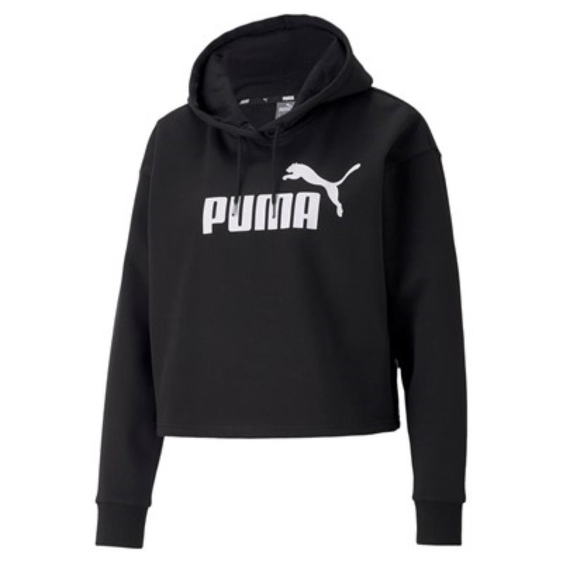 1 - BLACK PUMA HOODED SWEATSHIRT