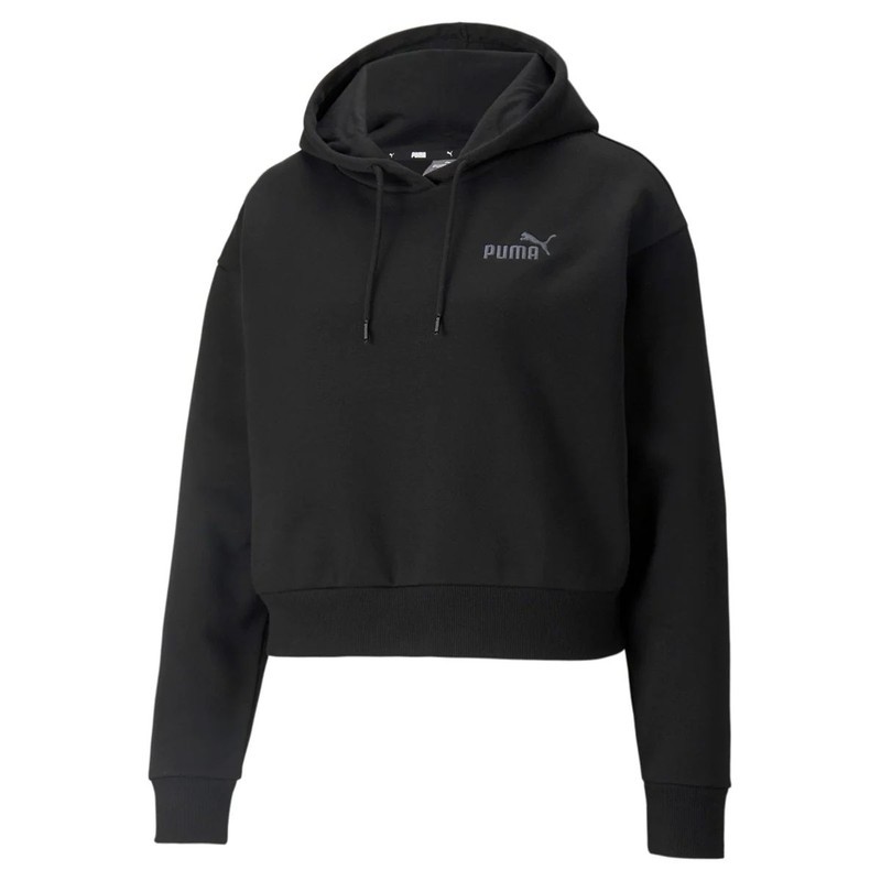 1 - BLACK PUMA HOODED SWEATSHIRT