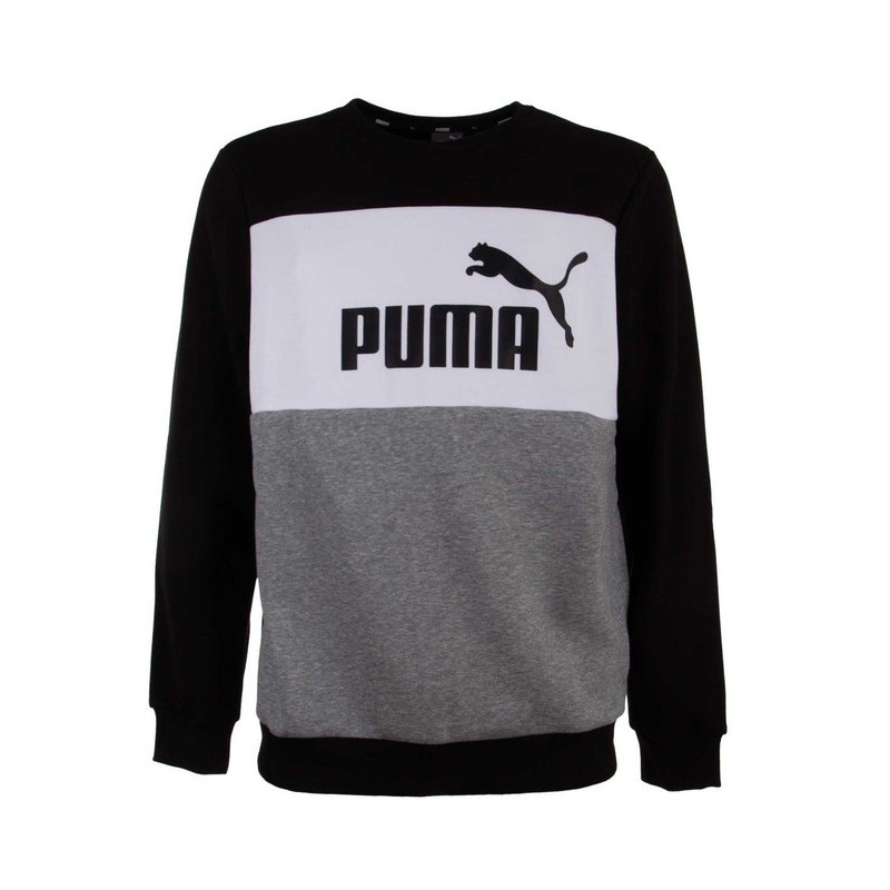 1 - GRAY PUMA COACH SWEATSHIRT