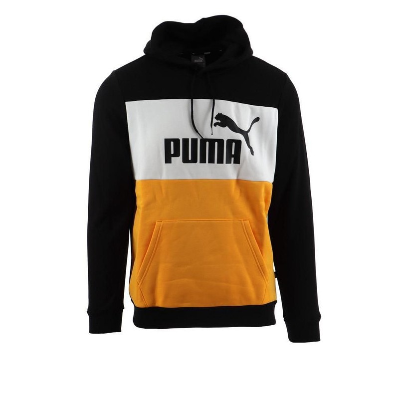 1 - FELPA CON CAPPUCCIO PUMA GIALLO