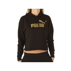 1 - FELPA CON CAPPUCCIO PUMA NERO