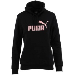 1 - BLACK PUMA HOODED SWEATSHIRT