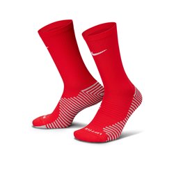Nike strikes medium red length football stockings