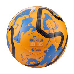 Premier League Pitch Football Ball Orange