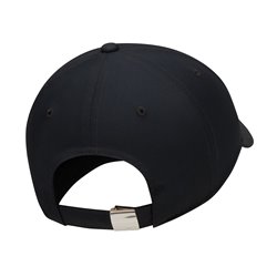 Nike Dri-FIT Club Cappello essenziale con Swoosh in metallo Nero