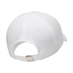 Nike Dri-Fit Club Essential Hat with White Metal Swoosh