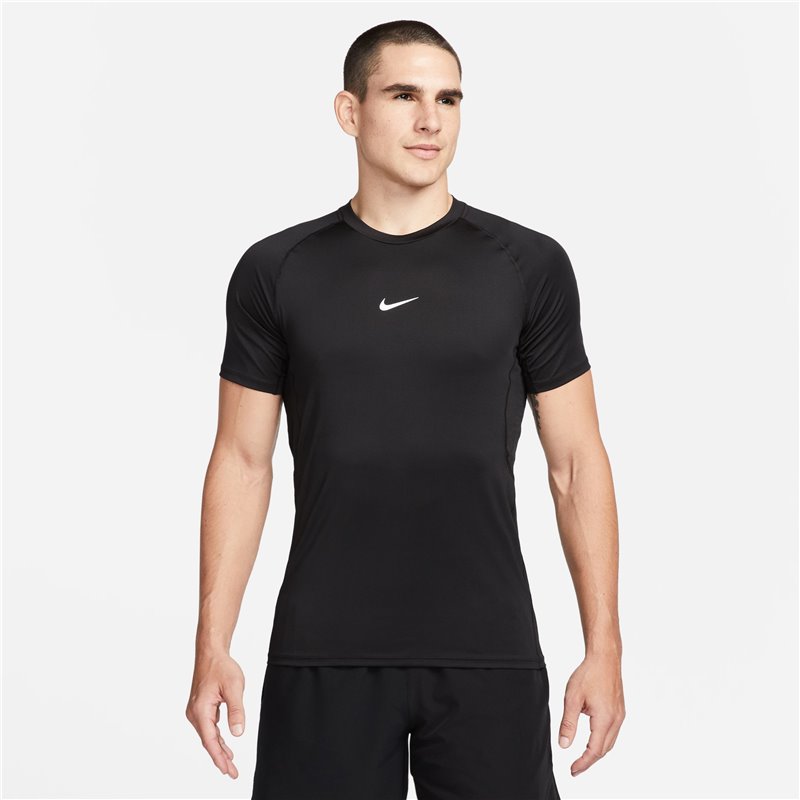 Nike Pro Maglia slim a manica corta Dri-FIT - Uomo Nero