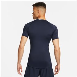 Nike Pro Fitness shirt with short-sleeved shoulder strap-blue man