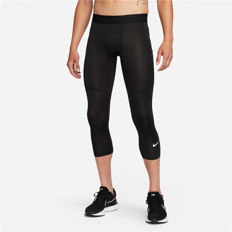 Nike Pro leggings da fitness a 3/4 Dri-FIT – Uomo Nero