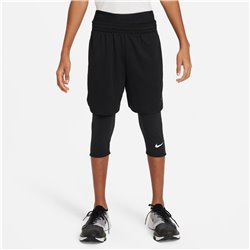 Nike Pro Dri-FIT leggings a 3/4 - Ragazzo Nero
