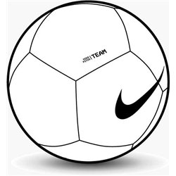 Nike Pitch Team - FA24 white football ball