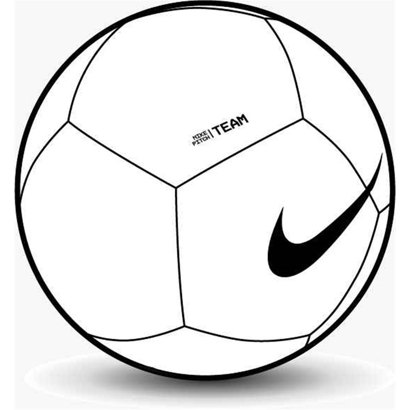 Nike Pitch Team - FA24 white football ball