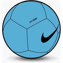 Nike Pitch Team - FA24 blue soccer ball