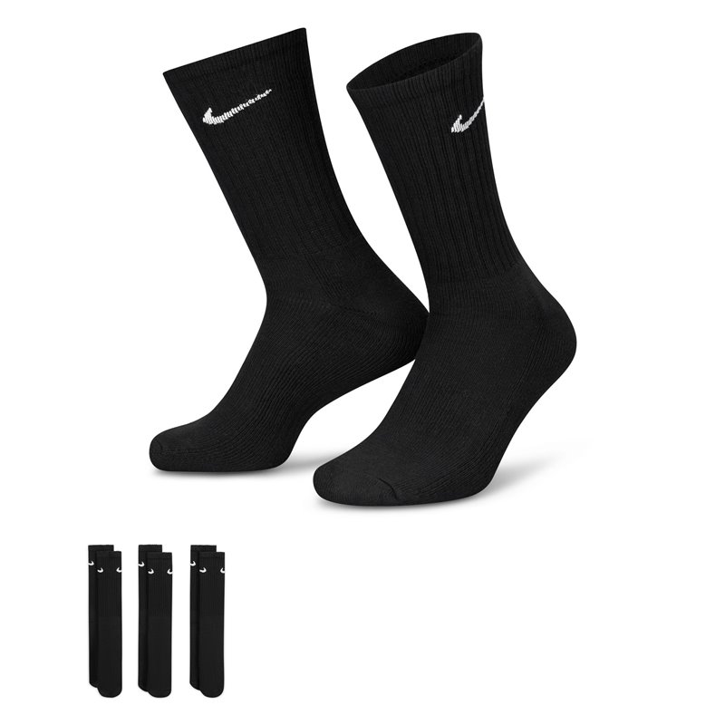 Nike Cushioned socks for black training (3 pairs)