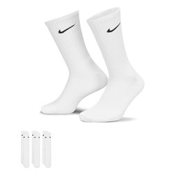 Calze Nike Cushioned per allenamento (3 Paia) Bianco
