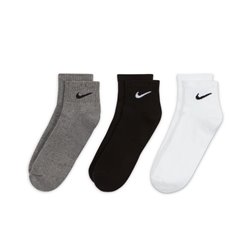Nike Everyday Cushioned calze corte d'allenamento (3 Paia) Grigio