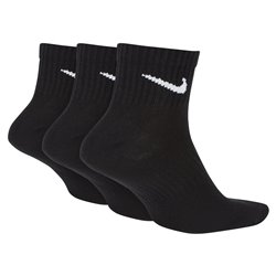 Nike Everyday Lightweight calze allenamento corte (3 Paia) Nero