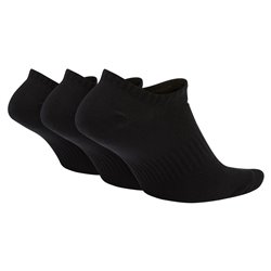 Nike Everyday Lightweight Valze Corte Treatment (3 pairs) Black