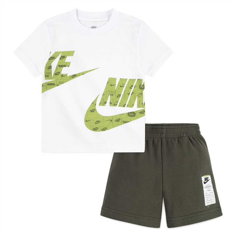 Nike Sportswear Club Split Futura Shorts Set