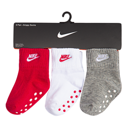 Nike 3-Pack Core Futura Gripper Ankle Socks