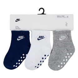 Nike 3-Pack Core Futura Gripper Ankle Socks
