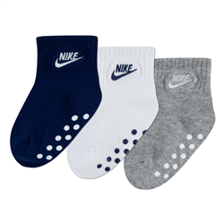 Nike 3-Pack Core Futura Gripper Ankle Socks