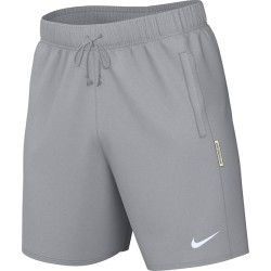 M Nk Df Si Flc 8In Short Wolf Grey