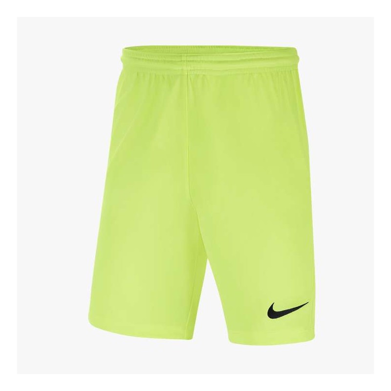 1 - Nike Park III Shorts Yellow Fluo