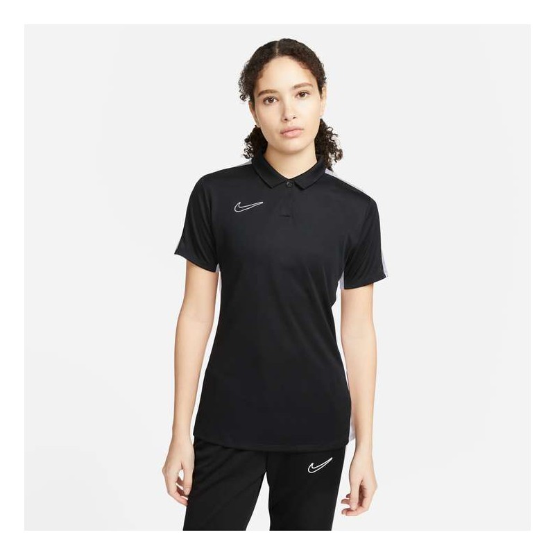 1 - Nike Academy 23 Black Short Sleeve Polo