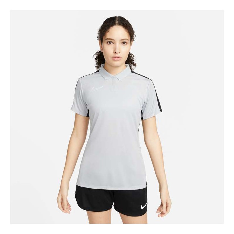 1 - Nike Academy 23 Gray Short Sleeve Polo