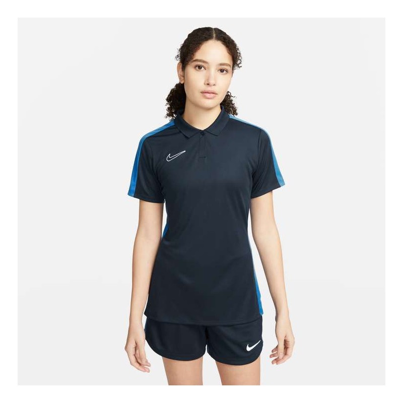 1 - Nike Academy 23 Blue Short Sleeve Polo