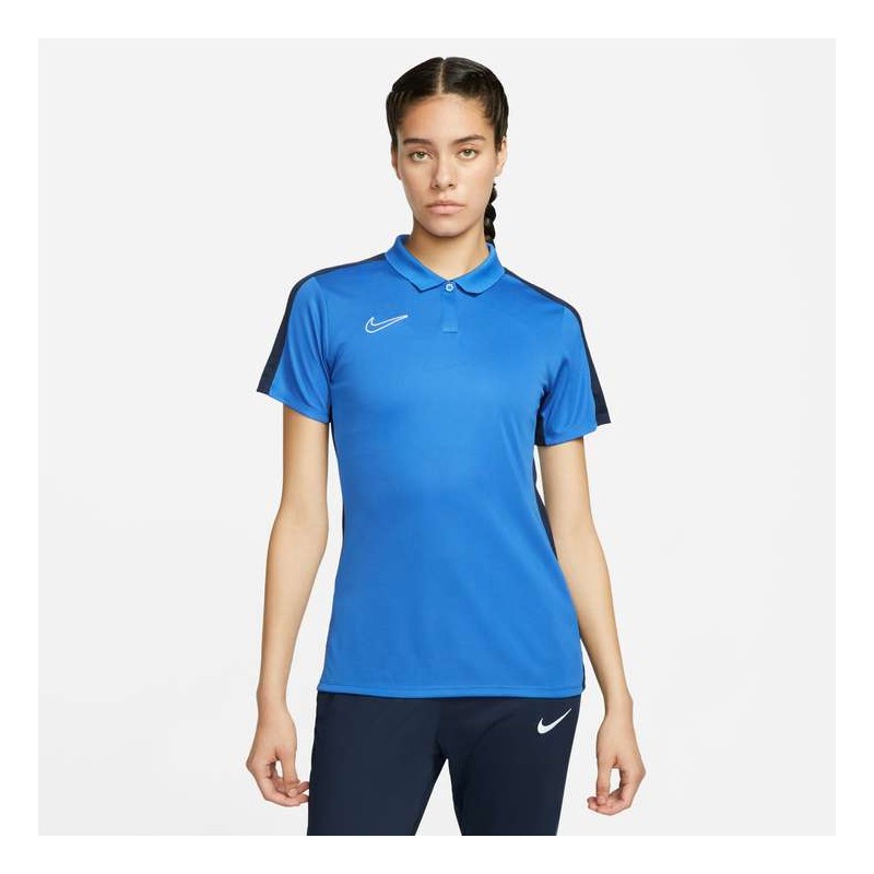 1 - Nike Academy 23 Light Blue Short Sleeve Polo